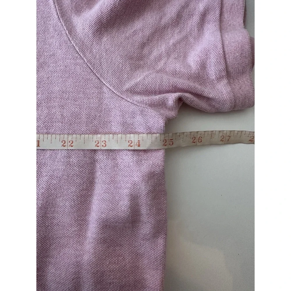 Ralph Lauren‎ Polo Shirt Men's XXL Pink Classic Fit Cotton Heather Short Sleeve